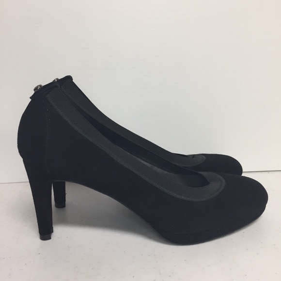 Stuart Weitzman Forsure Black Suede pump size 9 - Picture 1 of 5